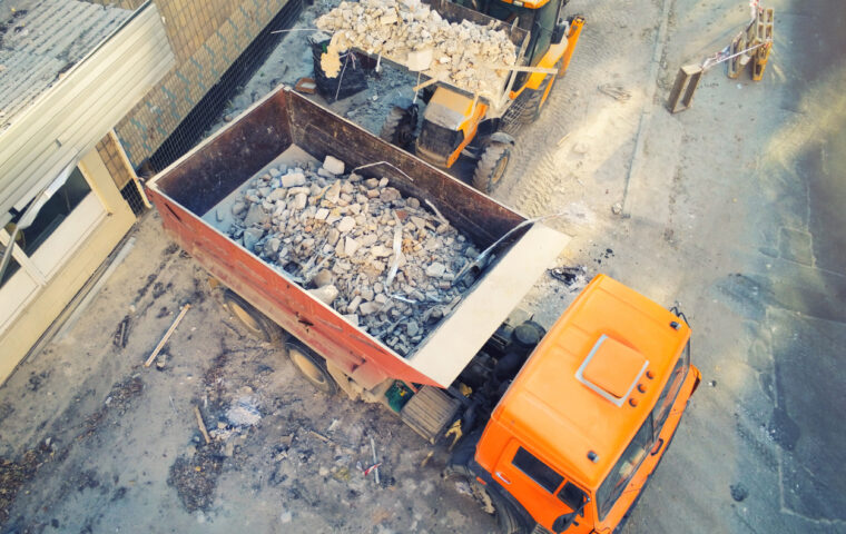 Automated construction, demolition, and soil waste management system