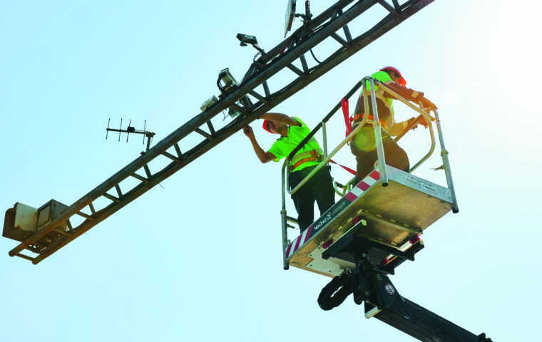 Service agreement for the installation and maintenance of traffic enforcement cameras in Moscow